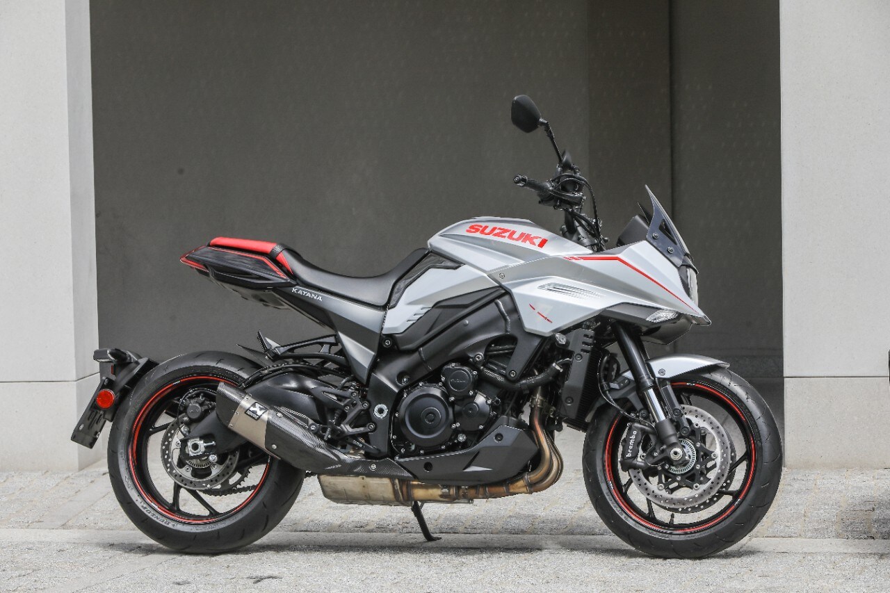 Una Suzuki Katana Special al Motor Bike Expo